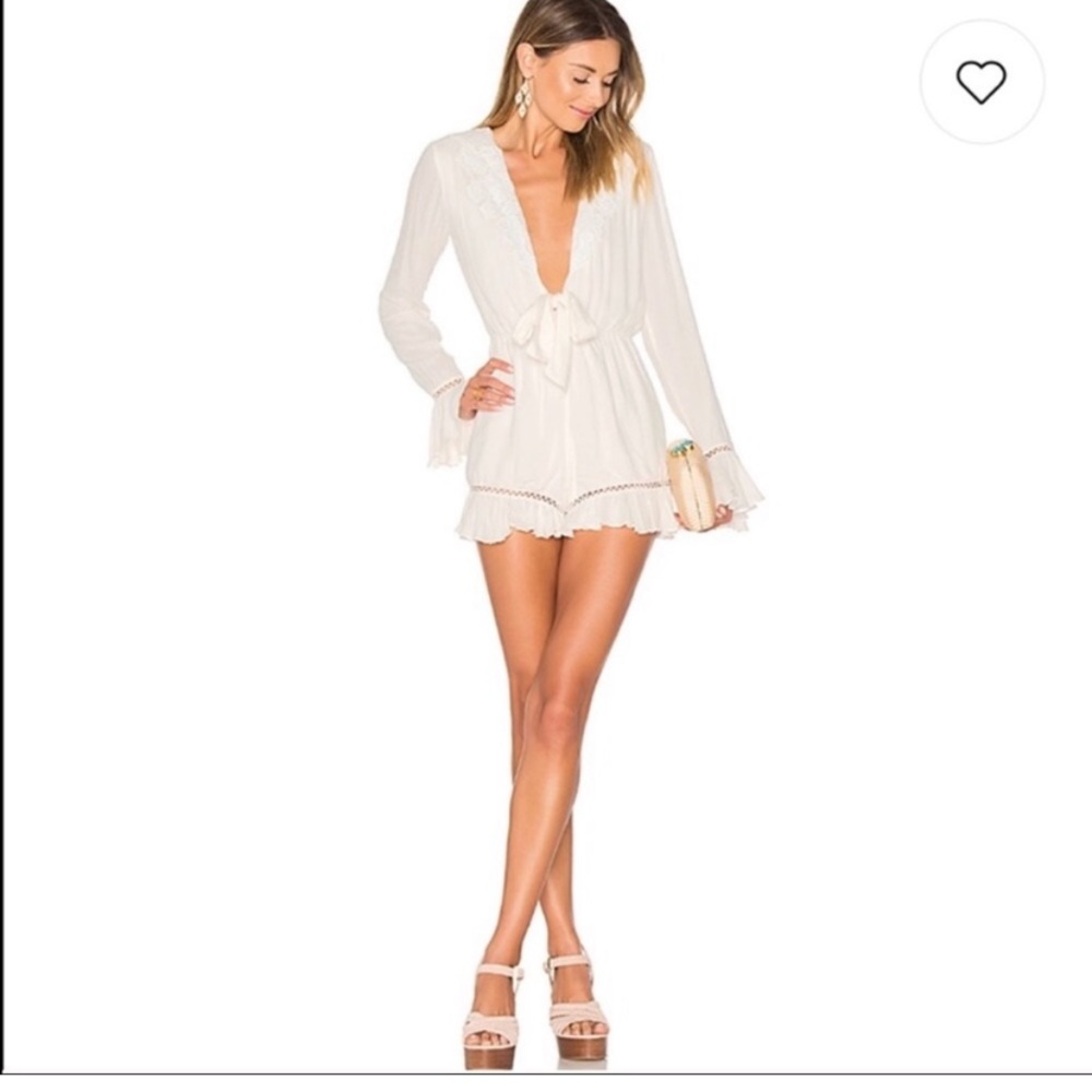 Tularosa Barlow plunging romper